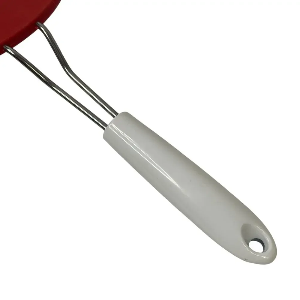 Betty Crocker Nylon Slotted Spatula Kitchen‎ Utensil Red Wide Flipper Turner